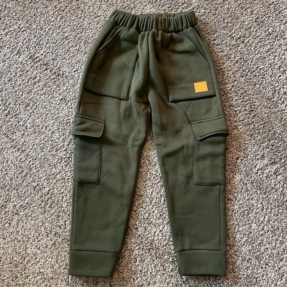 Dark green sweatpants